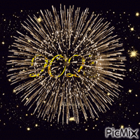 Happy New Year 2023! Animated GIF