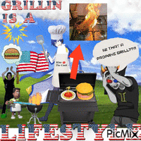 GRILLIN HELL YEAH animuotas GIF