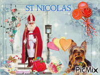 St Nicolas анимированный гифка