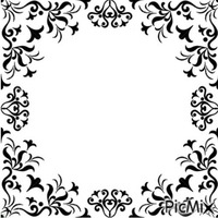 marco negro - GIF animado gratis