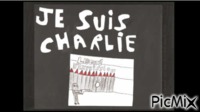 Je suis Charlie animovaný GIF