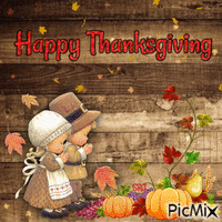 Happy Thanksgiving анимированный гифка