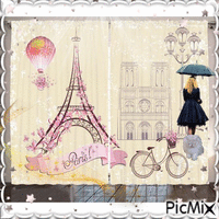 Paris - Darmowy animowany GIF