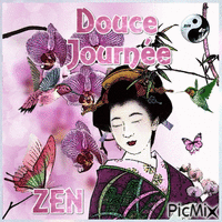 Douce journée zen - Zdarma animovaný GIF