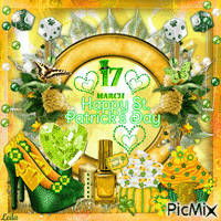 17. March. Happy St. Patricks Day 31 Gif Animado