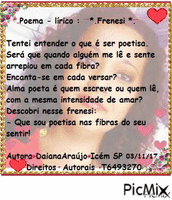 Poema Dai araujo - GIF animado gratis
