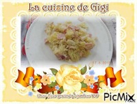 Chou-fleur gratiné au jambon WW - Gratis animeret GIF