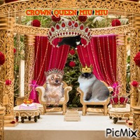 crown Queen Miu Miu animált GIF
