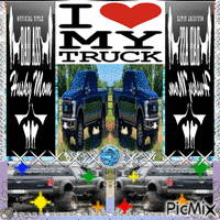 I Heart My Truck GIF แบบเคลื่อนไหว