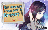 Dice- Bon courage pour le brevet ! ^^ - Animovaný GIF zadarmo