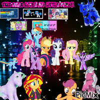 i heart my little pony <) - GIF animé gratuit