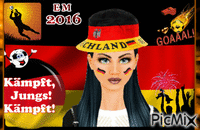 EM 2016 - Gratis animeret GIF