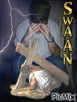 SWAAN IN PAIN - Free animated GIF