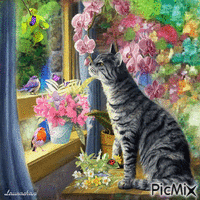 Gattino tra i fiori - Laurachan