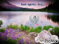 BON APRES MIDI анимирани ГИФ