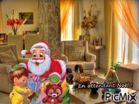 Père Noël animowany gif