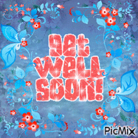 Get well soon! анимированный гифка