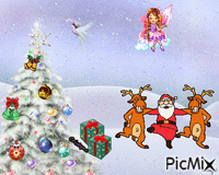 Happy Christmas GIF animasi