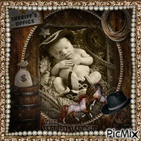 cowboy baby - GIF animé gratuit