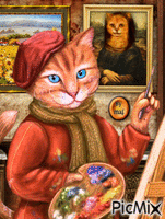 Cat La Van Gogh