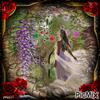 enchanted garden - Darmowy animowany GIF