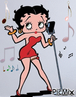 betty chanteuse animovaný GIF