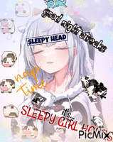 SLEEPY HEAD animowany gif