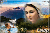 La Vierge Marie - GIF animé gratuit