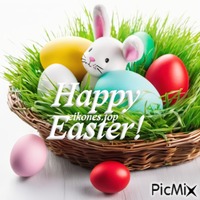 Happy Easter - GIF animado grátis