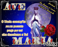 Ave Maria animasyonlu GIF