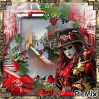 It's the end of the Carnival in Venice... 动画 GIF