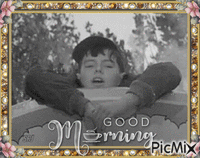 Good Morning Beaver animasyonlu GIF