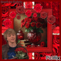 {♣♥♣}My Favourite - Red Roses{♣♥♣} - GIF animado grátis