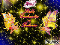 Winx club Stella Enchantix or Believix 动画 GIF