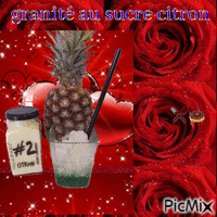 Granité sucre citron - Бесплатный анимированный гифка