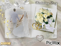 wedding day animasyonlu GIF