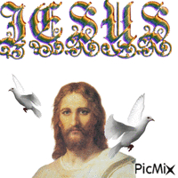 jesus animēts GIF