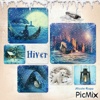 Hiver - GIF animé gratuit