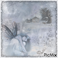 Winter Fairy - GIF animé gratuit