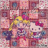 Sailor moon and sailor Kitty ❤️ elizamio