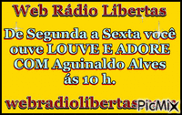 Web Rádio Libertas - GIF animado gratis