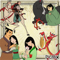 Disney Mulan GIF animé