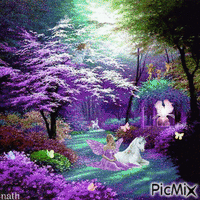 forêt Imaginaire 动画 GIF