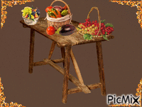 fruits legumes GIF animasi