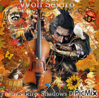 Sekiro from Wolf Sekiro Dies Twice animeret GIF