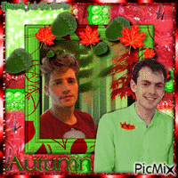 [=]Gregg & Skandar in Autumn in Green & Red[=]