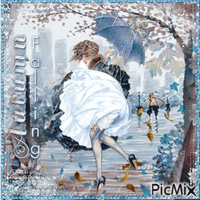 Autumn Rains - Bourrasque - GIF animé gratuit