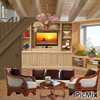 Wohnzimmer animuotas GIF