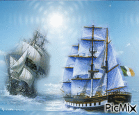 Two Ships - Gratis geanimeerde GIF