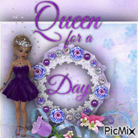 Queen for a day - GIF animate gratis